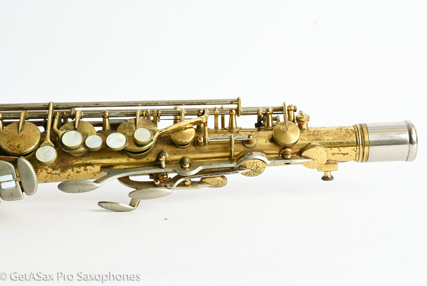 King SilverSonic Tenor 1959 Original Lacquer Gold in Engraving Double Socket Neck! 369108