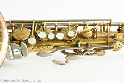 King SilverSonic Tenor 1959 Original Lacquer Gold in Engraving Double Socket Neck! 369108