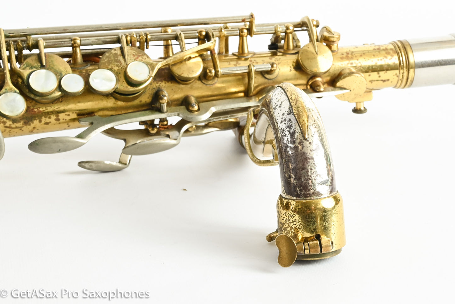 King SilverSonic Tenor 1959 Original Lacquer Gold in Engraving Double Socket Neck! 369108