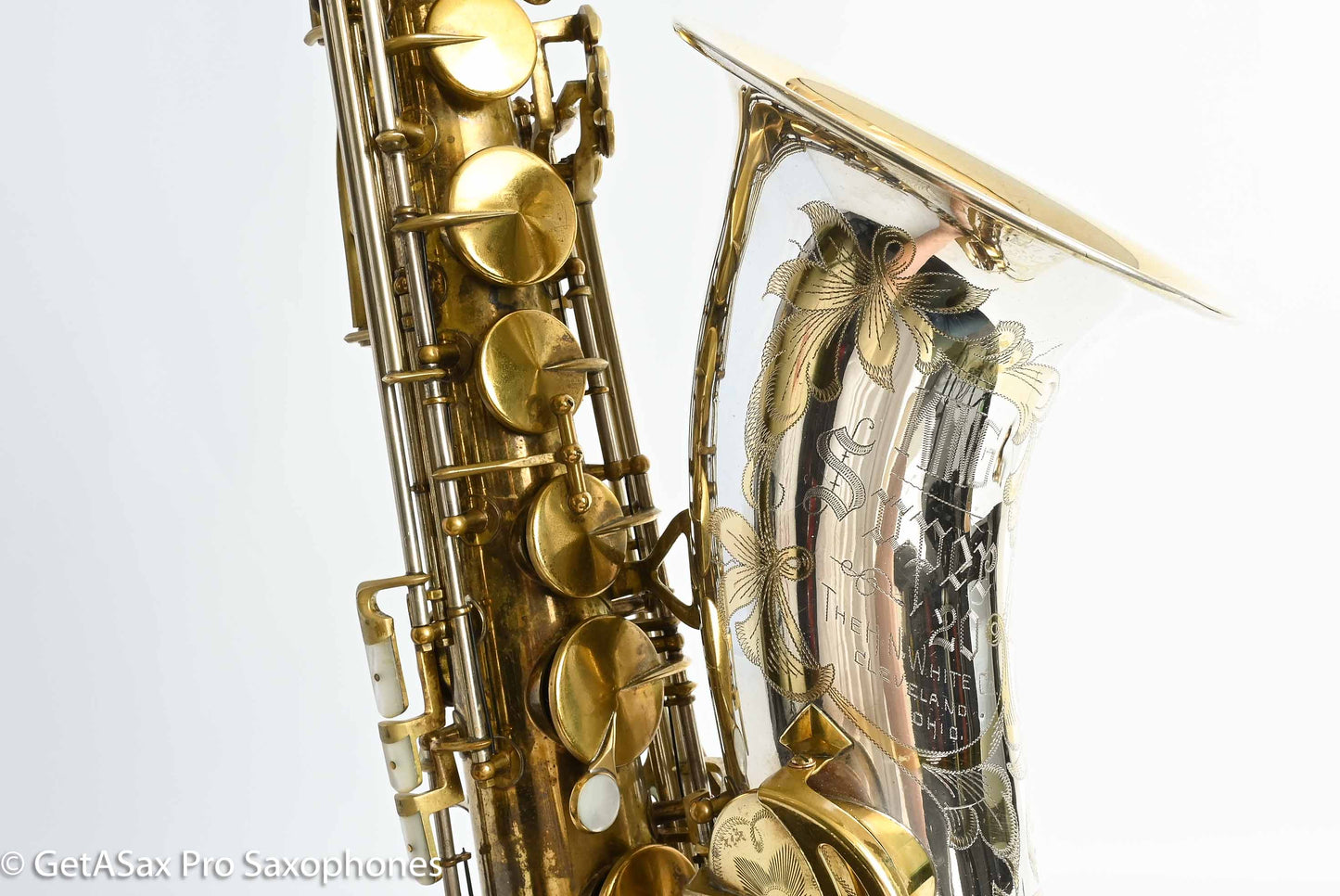 King Early Sterling Bell Tenor Full Pearls SUPER Rare Exceptional! 295055