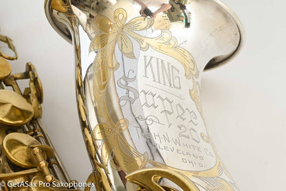 King Early Sterling Bell Tenor Full Pearls SUPER Rare Exceptional! 295055