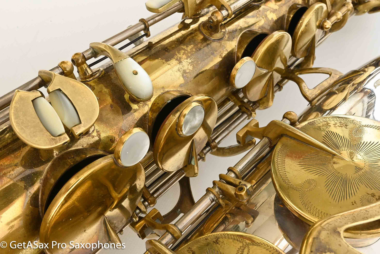 King Early Sterling Bell Tenor Full Pearls SUPER Rare Exceptional! 295055