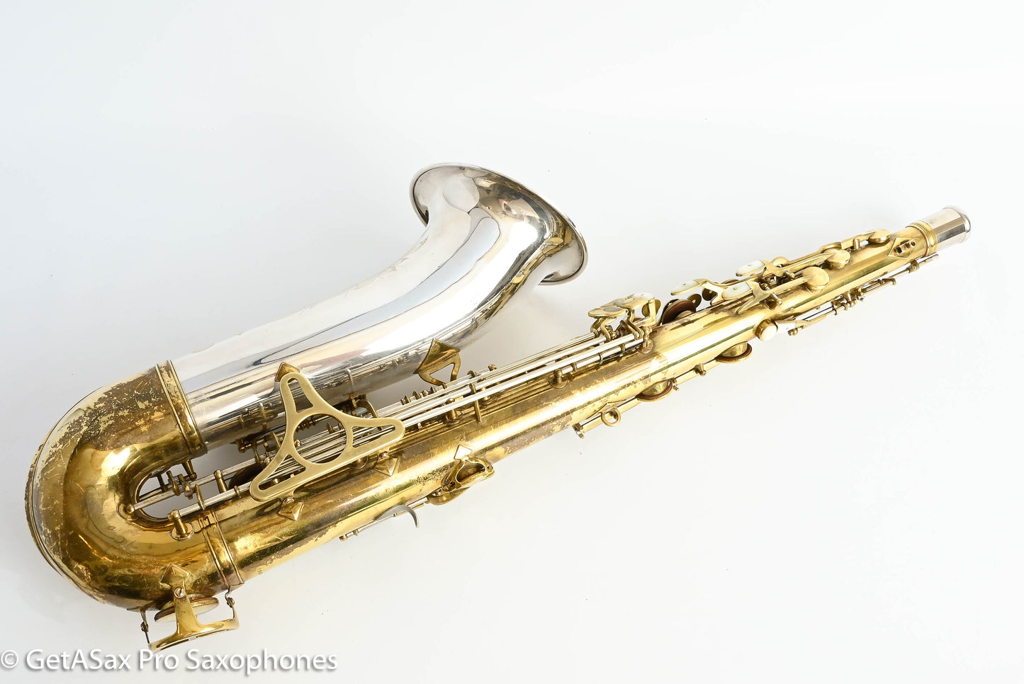 King Early Sterling Bell Tenor Full Pearls SUPER Rare Exceptional! 295055
