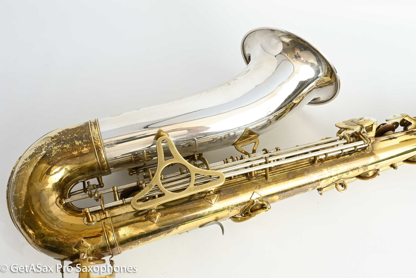 King Early Sterling Bell Tenor Full Pearls SUPER Rare Exceptional! 295055