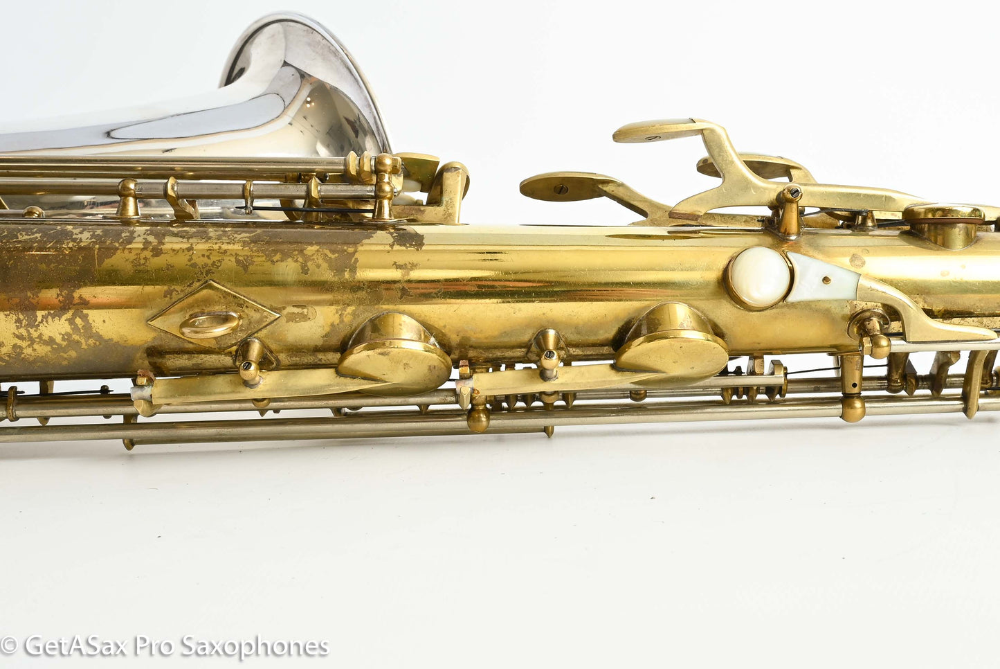 King Early Sterling Bell Tenor Full Pearls SUPER Rare Exceptional! 295055