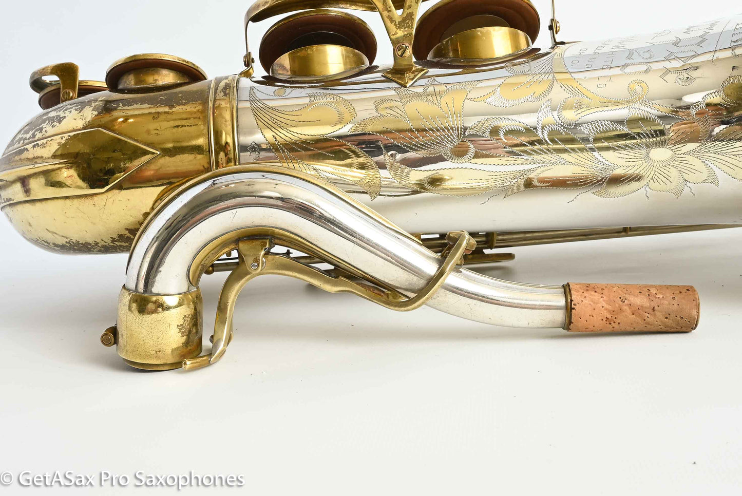King Early Sterling Bell Tenor Full Pearls SUPER Rare Exceptional! 295055