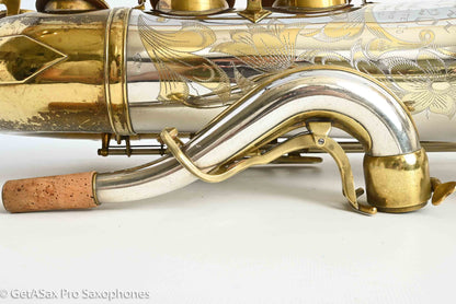 King Early Sterling Bell Tenor Full Pearls SUPER Rare Exceptional! 295055