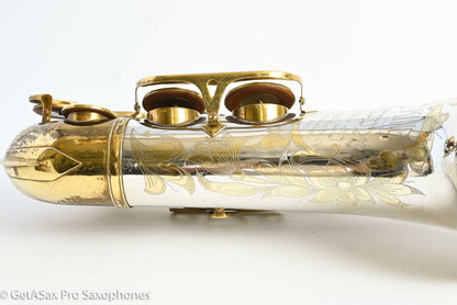 King Early Sterling Bell Tenor Full Pearls SUPER Rare Exceptional! 295055