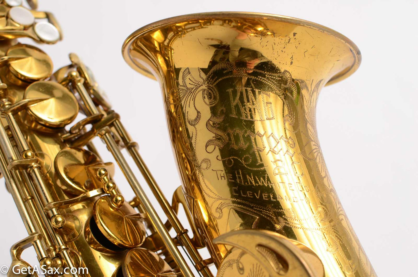 King Super 20 Alto Original Lacquer Full Pearls 308xxx