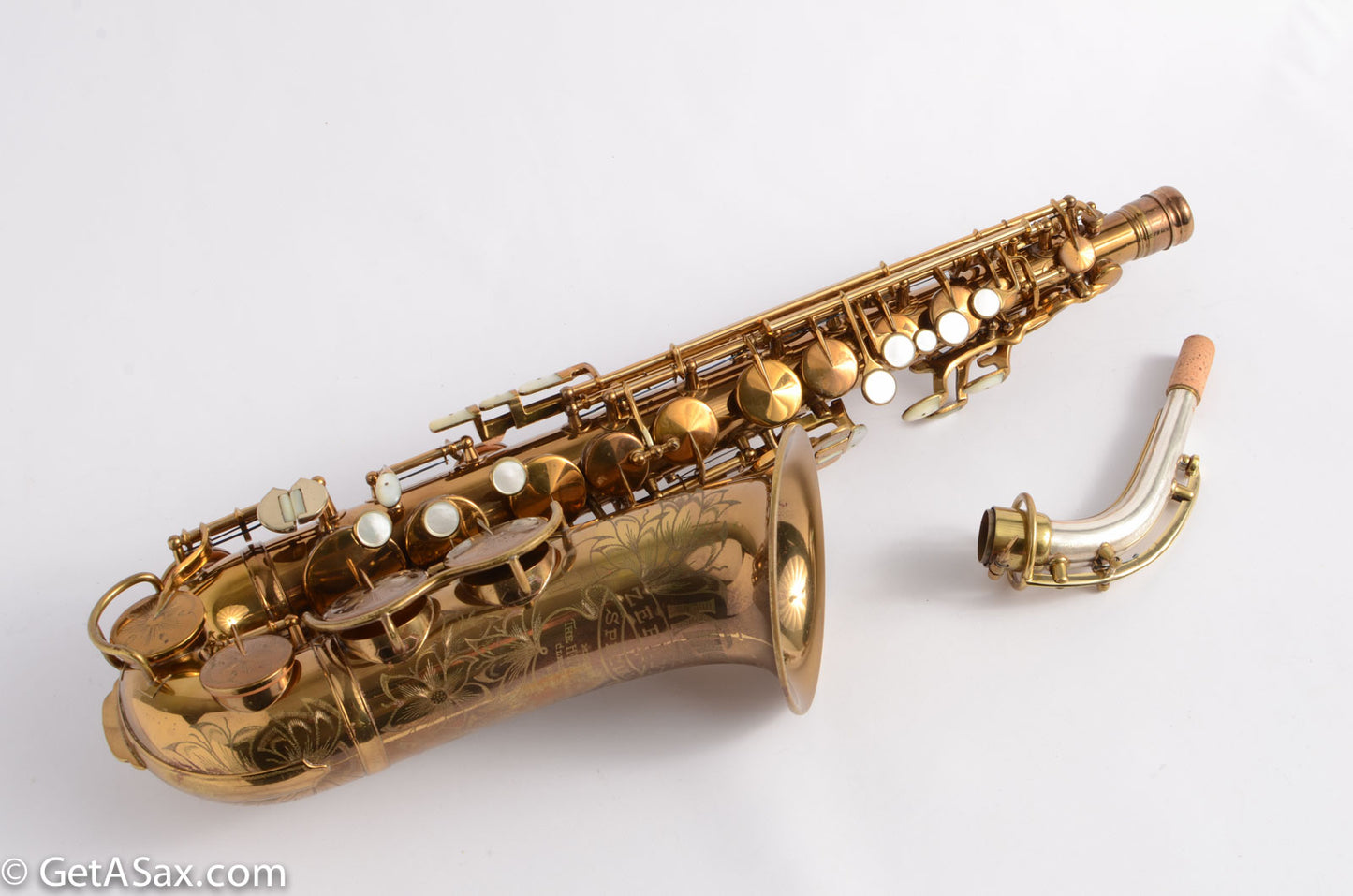King Zephyr Special Alto - Super Early Serial, Unique Engraving