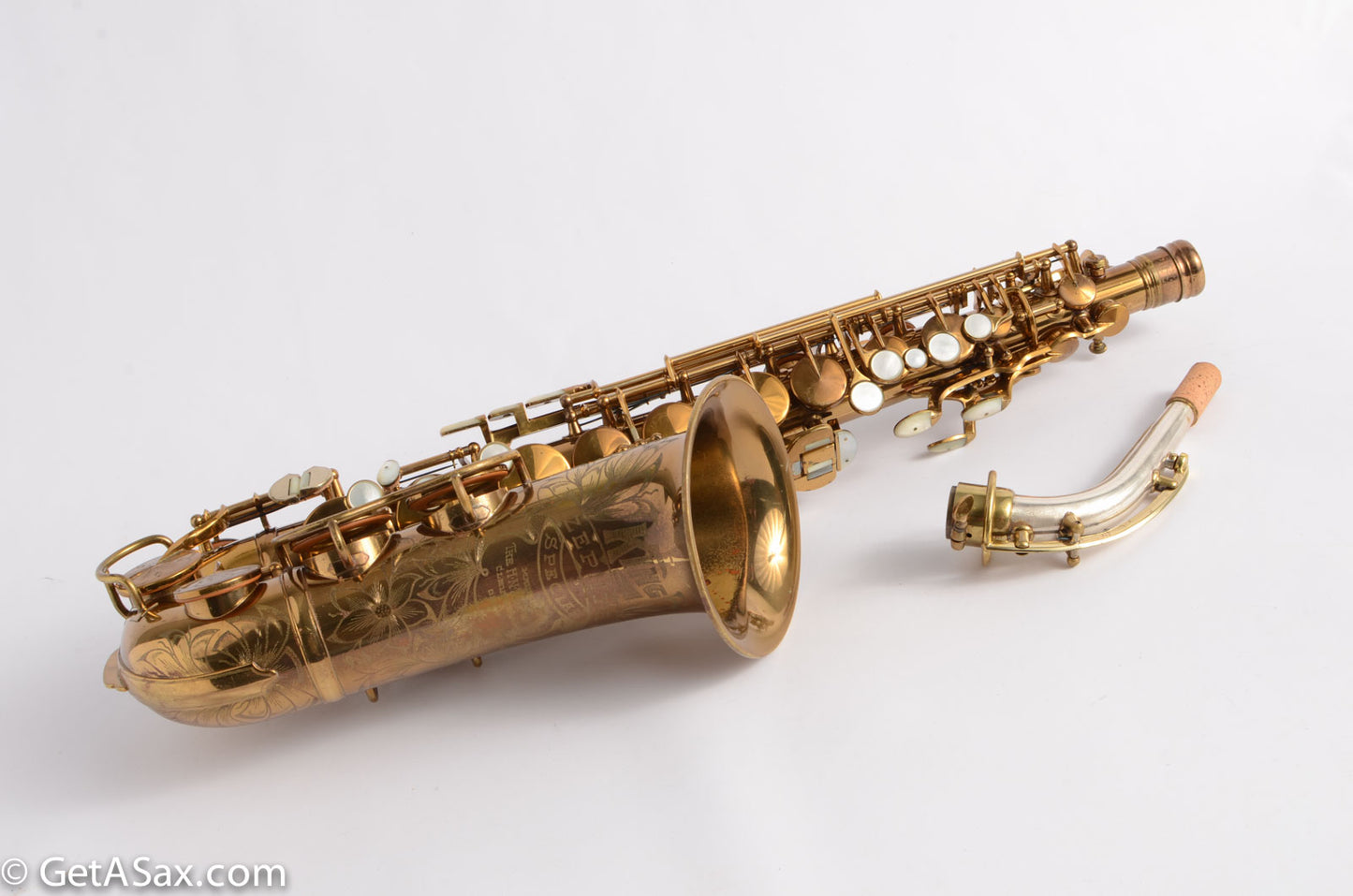 King Zephyr Special Alto - Super Early Serial, Unique Engraving