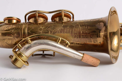 King Zephyr Special Alto - Super Early Serial, Unique Engraving