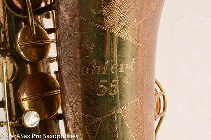 Kohlert 55 Tenor Saxophone Original Lacquer Good Condition Great Deal