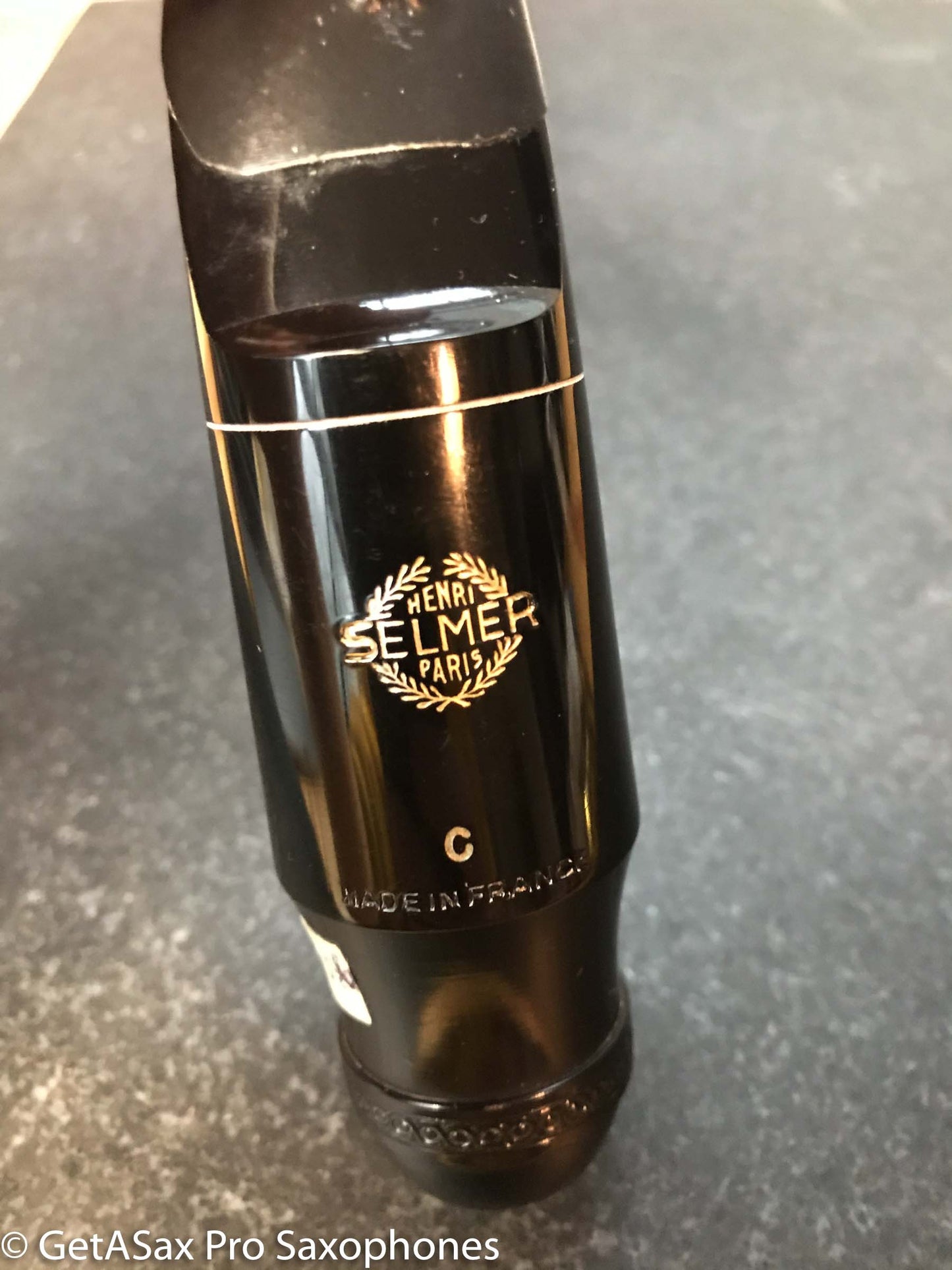 Selmer Scroll Shank Soloist Style C* Tenor Saxophone Mouthpiece Near Mint MPC1036