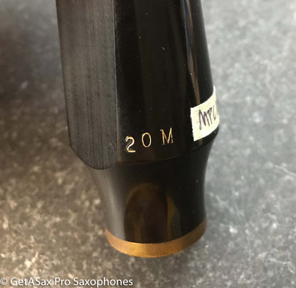 M.C. Gregory "Master" Hollywood 6A 20 Tenor Saxophone Mouthpiece New Old Stock Amazing! MPC1042