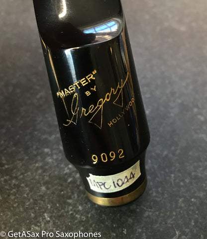M.C. Gregory "Master" Hollywood 5A 20M Alto Saxophone Mouthpiece New Old Stock Amazing! MPC1044