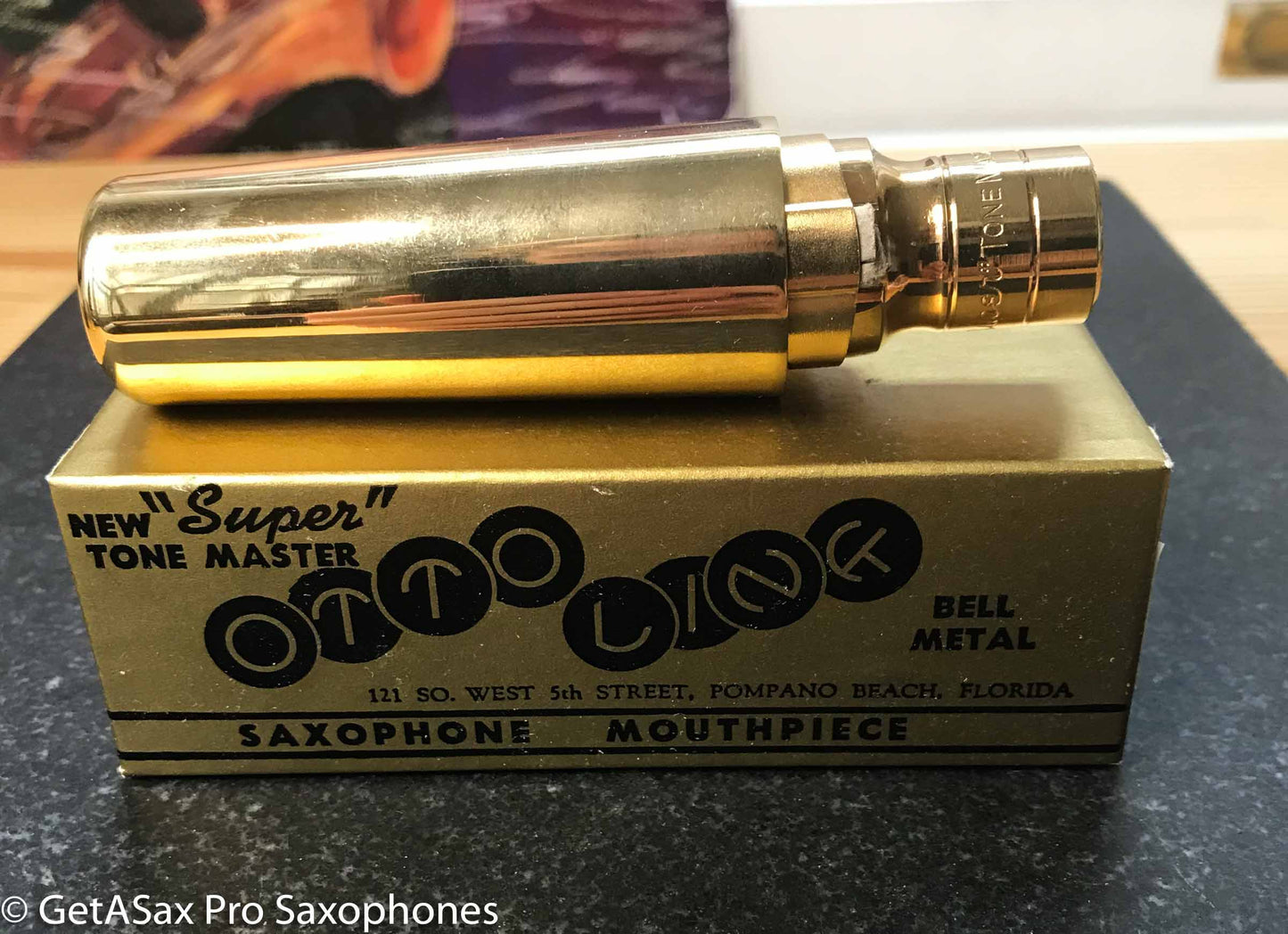 Otto Link Forida USA Super Tone Master 5* Alto Saxophone Mouthpiece New Old Stock MPC1054