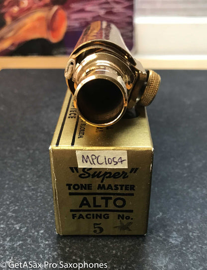 Otto Link Forida USA Super Tone Master 5* Alto Saxophone Mouthpiece New Old Stock MPC1054