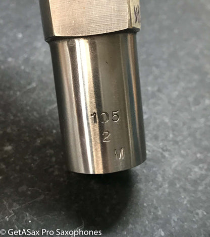 Berg Larsen 105/2 M Metal Tenor Saxophone Mouthpiece New Old Stock Excellent! MPC1056