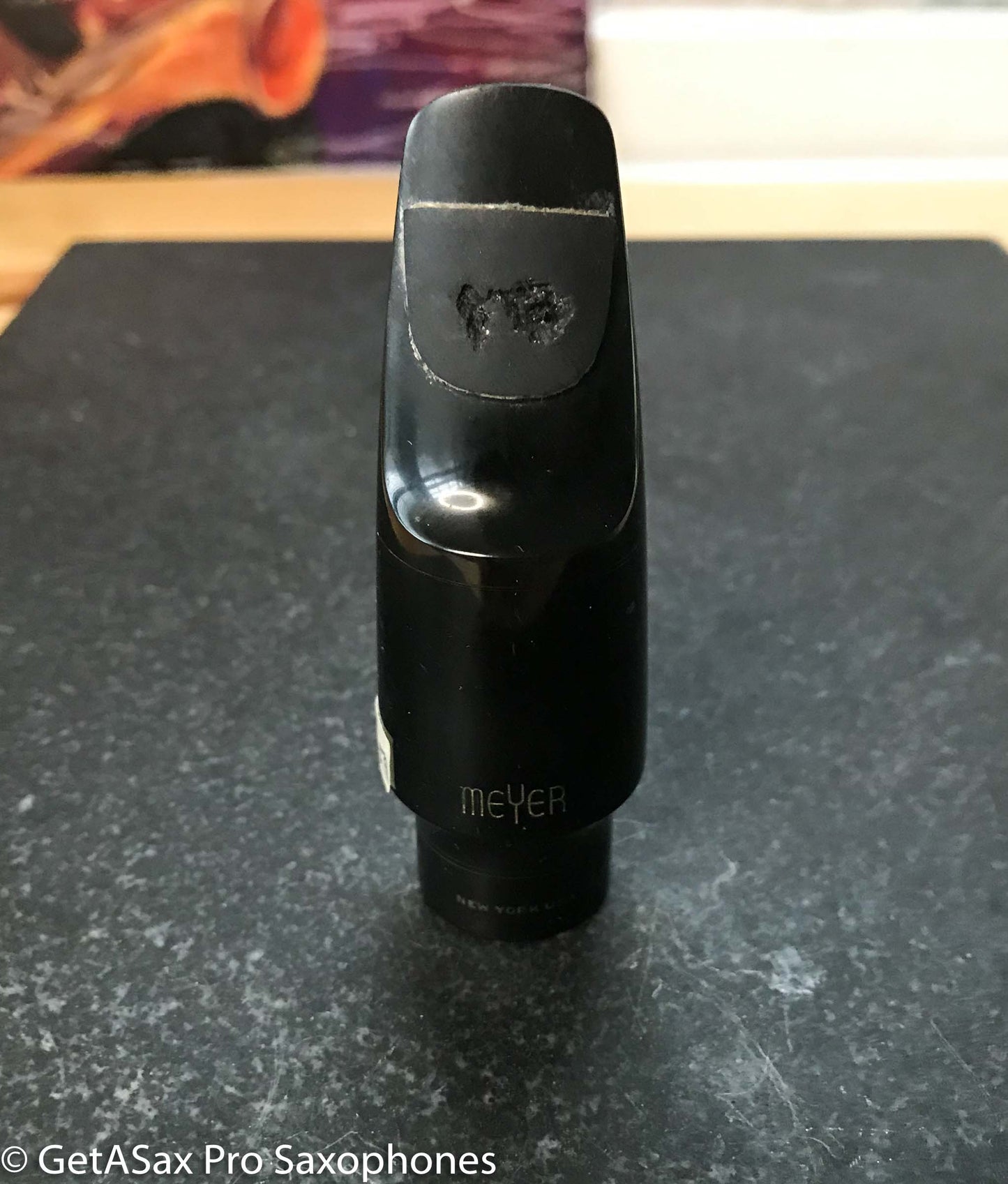 Meyer New York USA 6M Medium Chamber Alto Saxophone Mouthpiece Outstanding! MPC1059