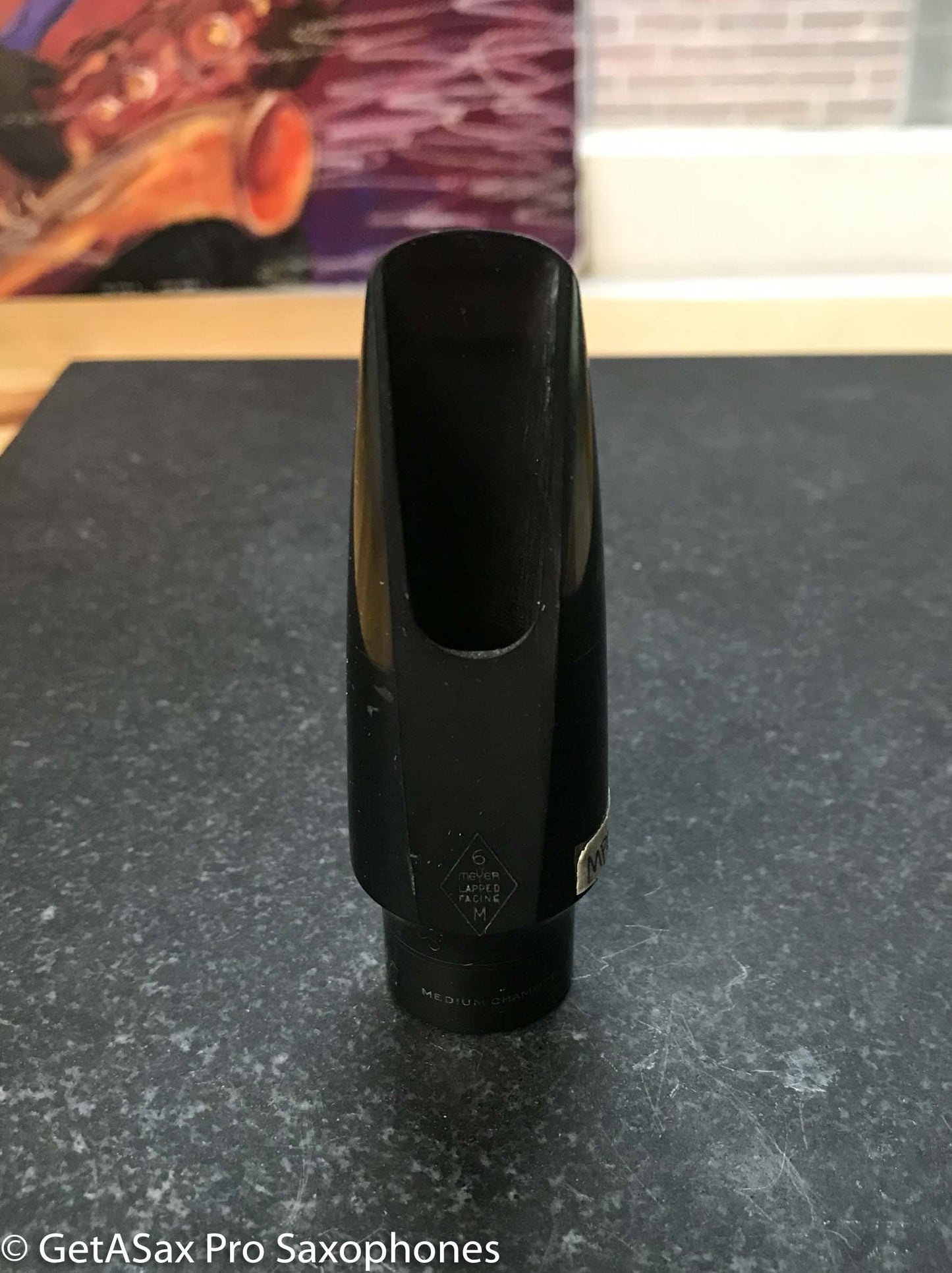 Meyer New York USA 6M Medium Chamber Alto Saxophone Mouthpiece Outstanding! MPC1059