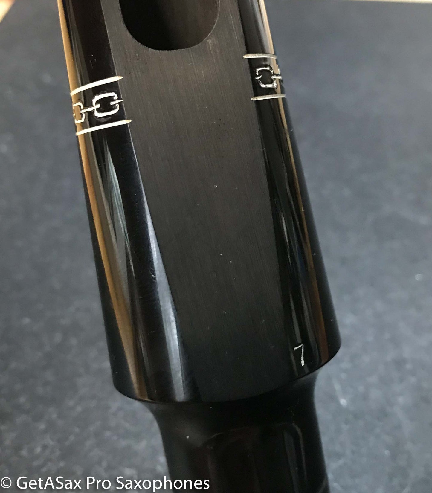 Otto Link Tone Edge Slant Baritone Saxophone Mouthpiece 7 New Old Stock! MPC1063