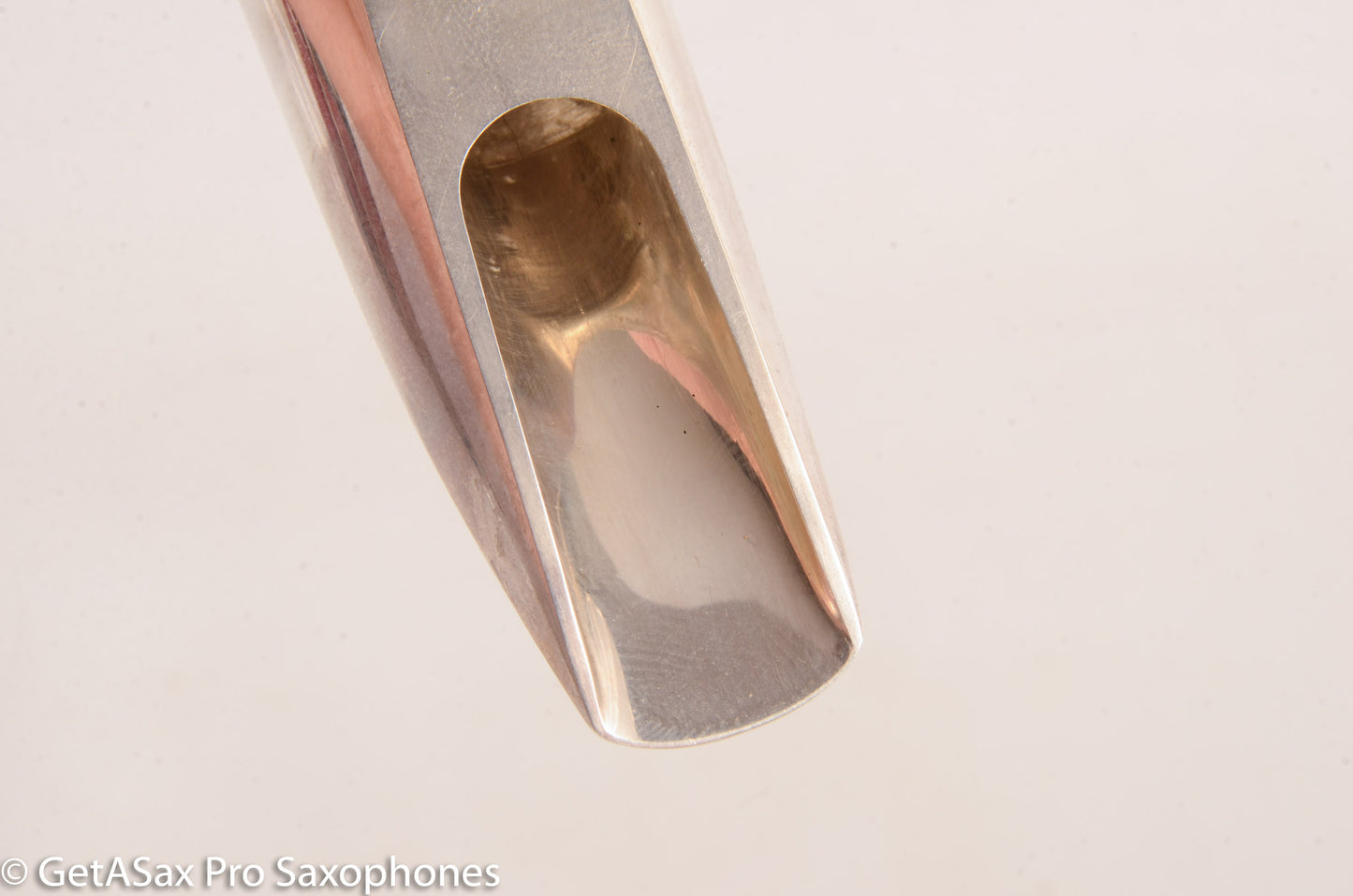 Ted Klum New York Model 6 Solid Silver Alto Saxophone Mouthpiece Mint MPC1070