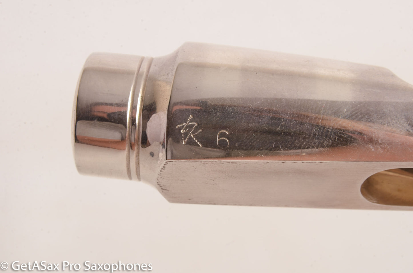 Ted Klum New York Model 6 Solid Silver Alto Saxophone Mouthpiece Mint MPC1070