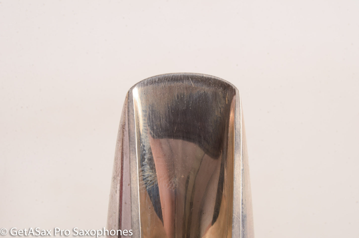 Ted Klum New York Model 6 Solid Silver Alto Saxophone Mouthpiece Mint MPC1070