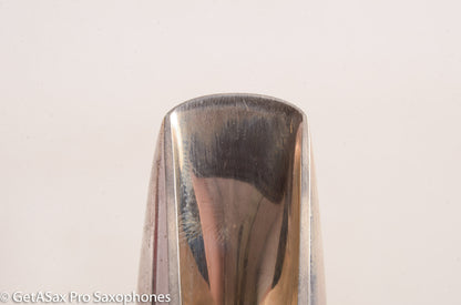 Ted Klum New York Model 6 Solid Silver Alto Saxophone Mouthpiece Mint MPC1070