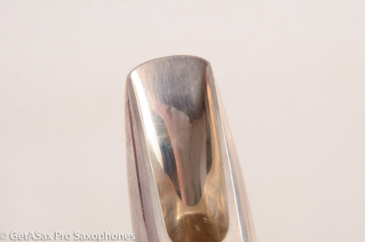 Ted Klum New York Model 6 Solid Silver Alto Saxophone Mouthpiece Mint MPC1070