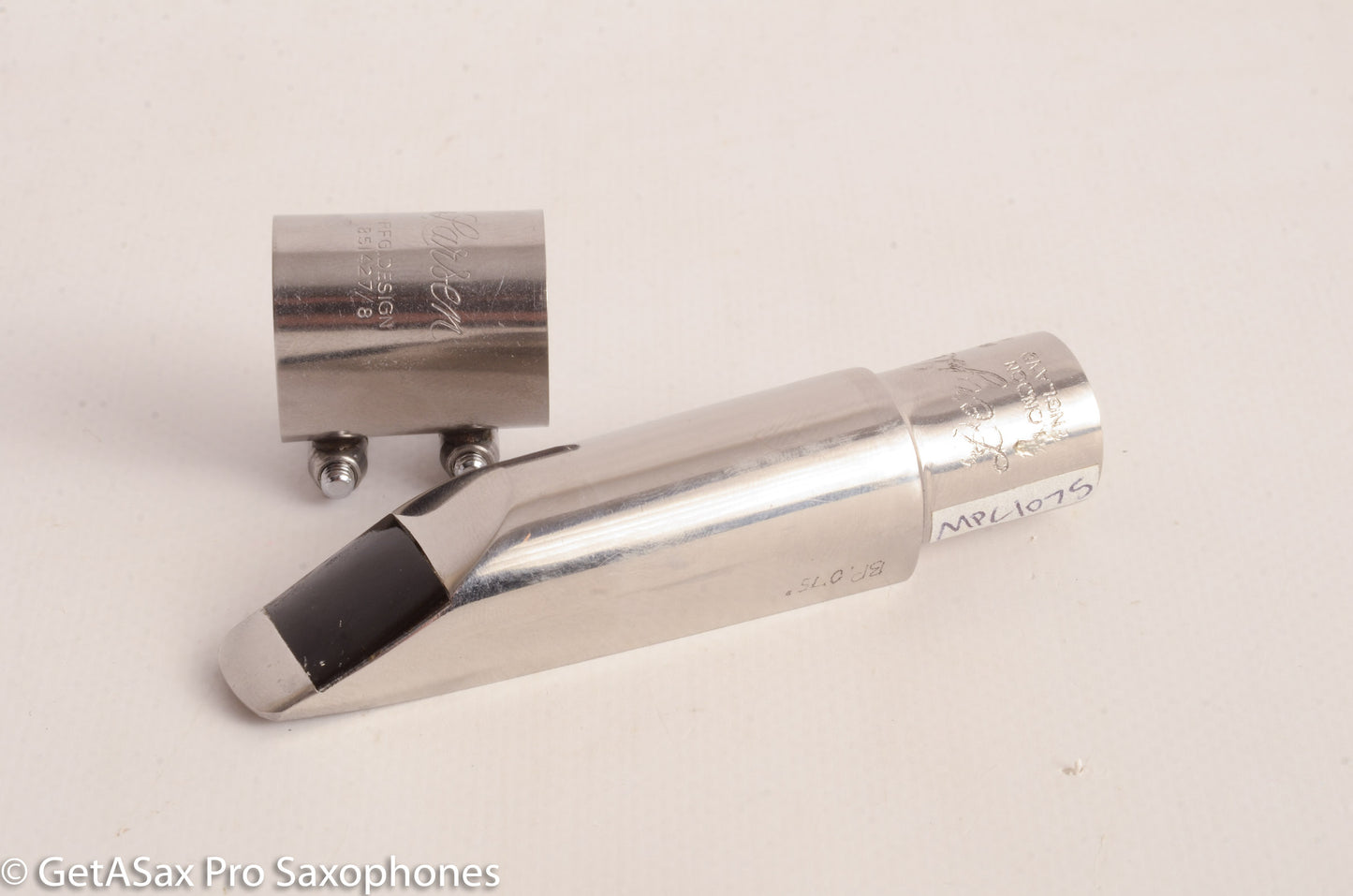 Berg Larsen Metal Alto Saxophone Mouthpiece 6 BP .075 90 0 M MPC1075