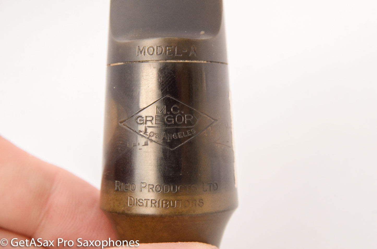 MC Gregory Model A 3A 16 Alto Saxophone Mouthpiece Gorgeous MPC1078