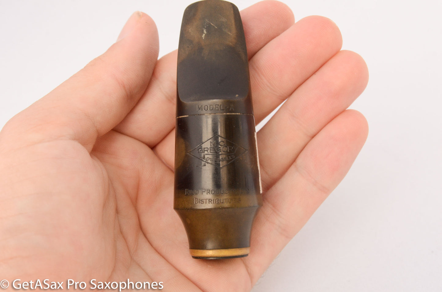 MC Gregory Model A 3A 16 Alto Saxophone Mouthpiece Gorgeous MPC1078