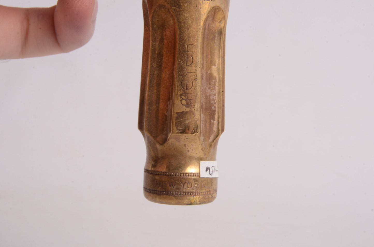 Meyer Bros New York 1930's-40's Metal Tenor Mouthpiece Very Rare! .063" MPC1417