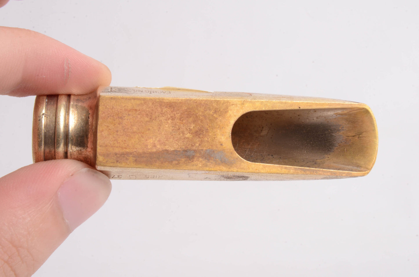 Otto Link Masterlink Alto Metal 1930's 6 Tip Refaced .078" Dark! MPC1427