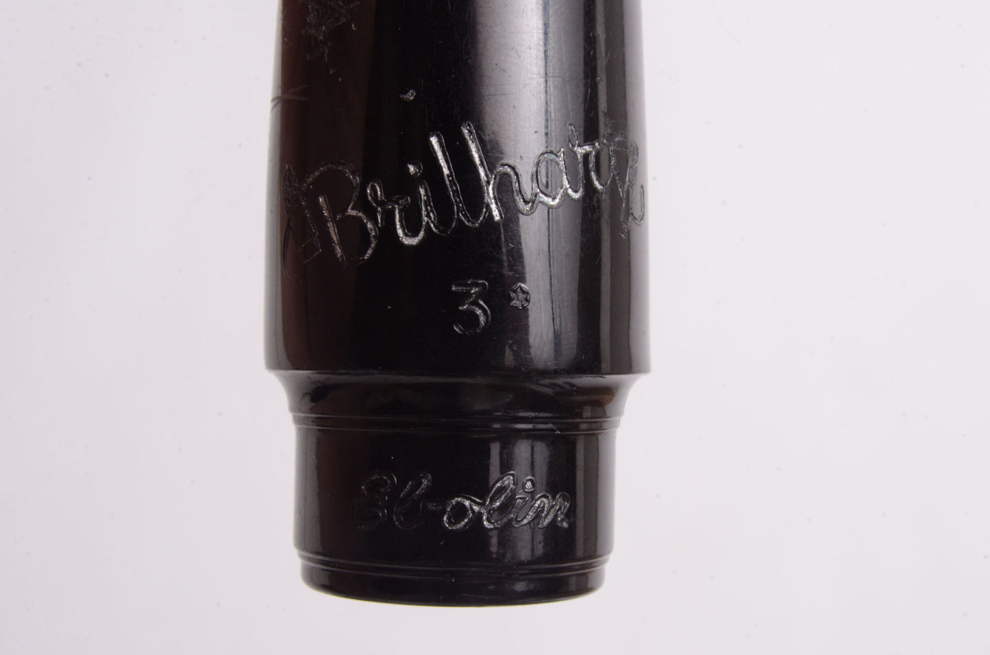 Brilhart Ebolin Alto .078" Nice Original Facing Carlsbad Vintage MPC1468