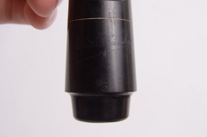 George F Bundy (French) Hard Rubber Soprano Mouthpiece - Great! .049" MPC1480