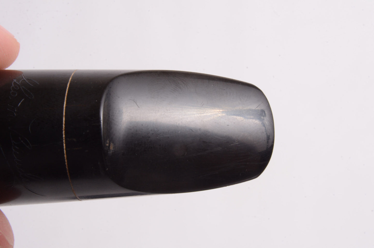 George F Bundy (French) Hard Rubber Soprano Mouthpiece - Great! .049" MPC1480