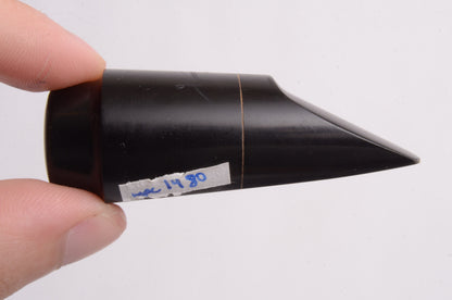 George F Bundy (French) Hard Rubber Soprano Mouthpiece - Great! .049" MPC1480