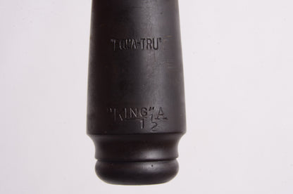 King Equa-Tru Alto Mouthpiece 1930's? Hard Rubber Dark Player MPC1482