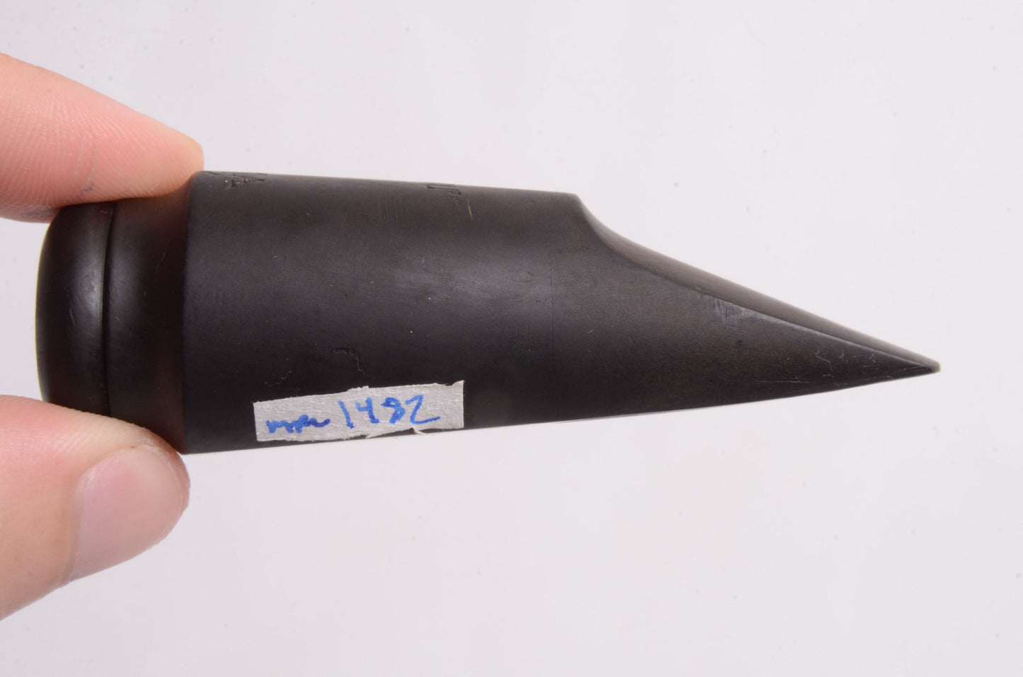 King Equa-Tru Alto Mouthpiece 1930's? Hard Rubber Dark Player MPC1482