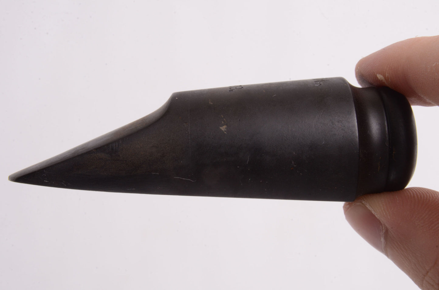 King Equa-Tru Alto Mouthpiece 1930's? Hard Rubber Dark Player MPC1482