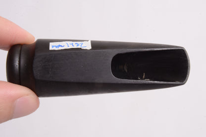 King Equa-Tru Alto Mouthpiece 1930's? Hard Rubber Dark Player MPC1482