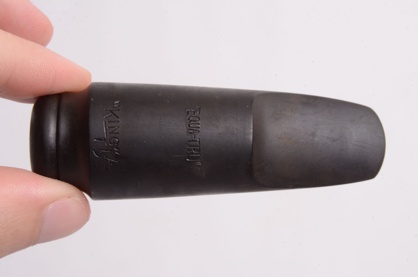 King Equa-Tru Alto Mouthpiece 1930's? Hard Rubber Dark Player MPC1482