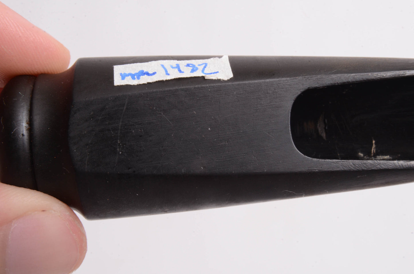 King Equa-Tru Alto Mouthpiece 1930's? Hard Rubber Dark Player MPC1482