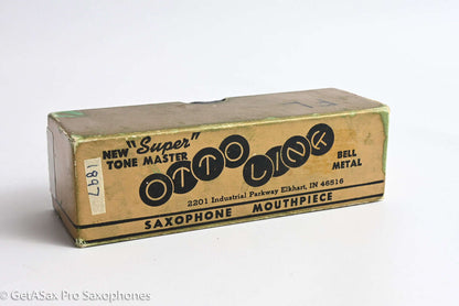 Otto Link "Vintage" Tone Master USA 7* .100 3595 Tenor Saxophone Mouthpiece w/ Ligature and Cap MPC1897