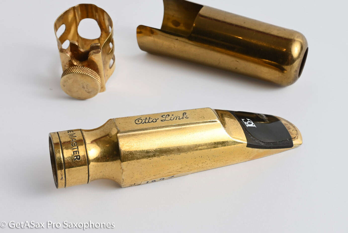 Otto Link "Vintage" Tone Master USA 7* .100 3595 Tenor Saxophone Mouthpiece w/ Ligature and Cap MPC1897