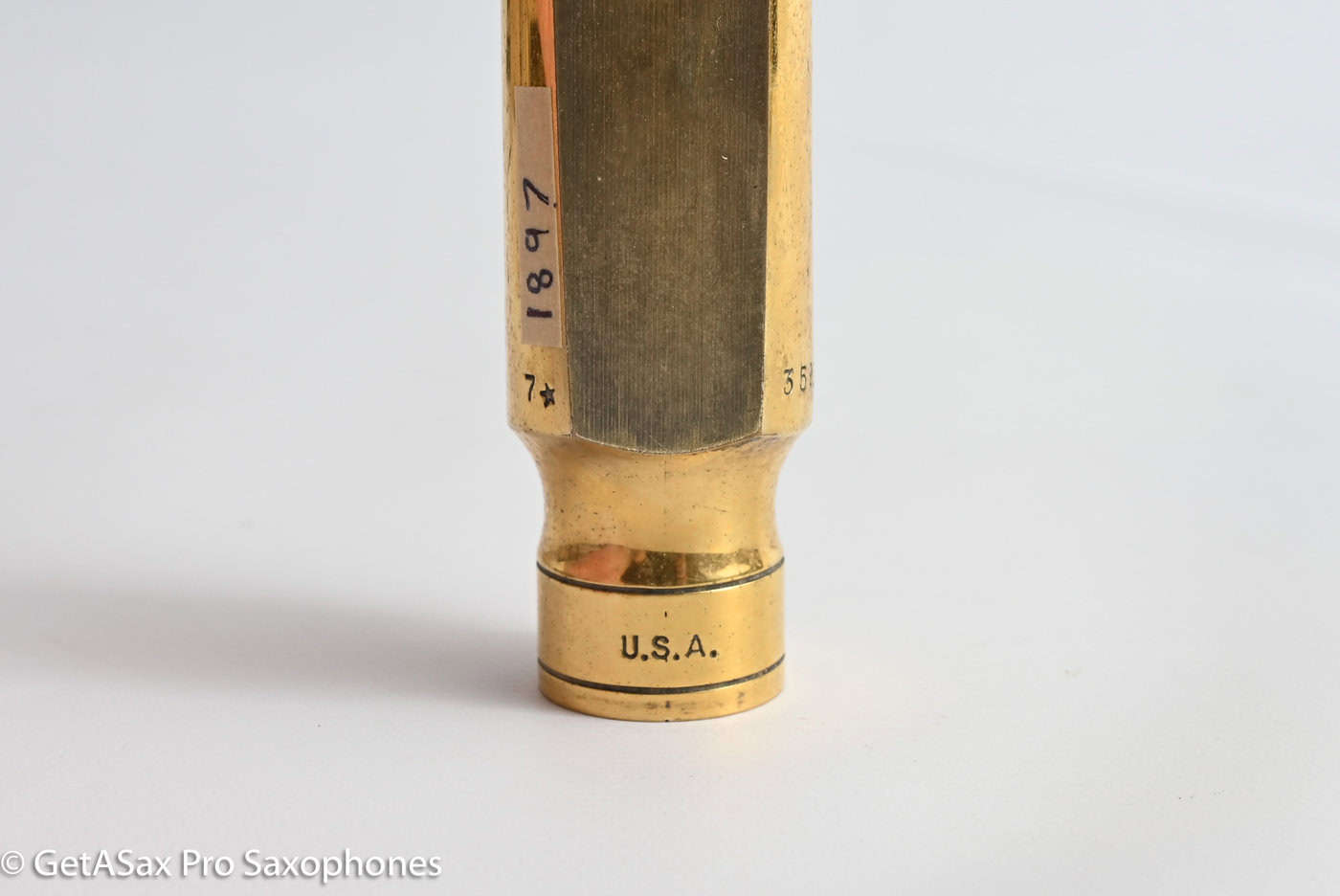 Otto Link "Vintage" Tone Master USA 7* .100 3595 Tenor Saxophone Mouthpiece w/ Ligature and Cap MPC1897