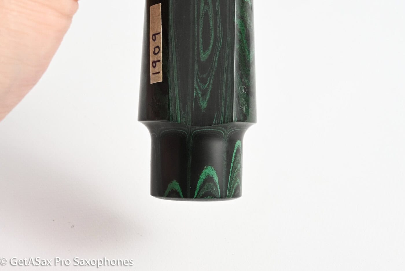 Ted Klum Florida Model 6* .096 Green Marbled Tenor Saxophone Mouthpiece MPC1908